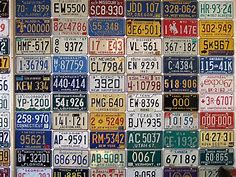 vintage license_plates