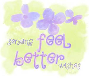 sending feel better wishes