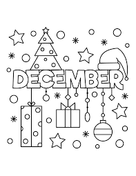 December 3 Coloring page
