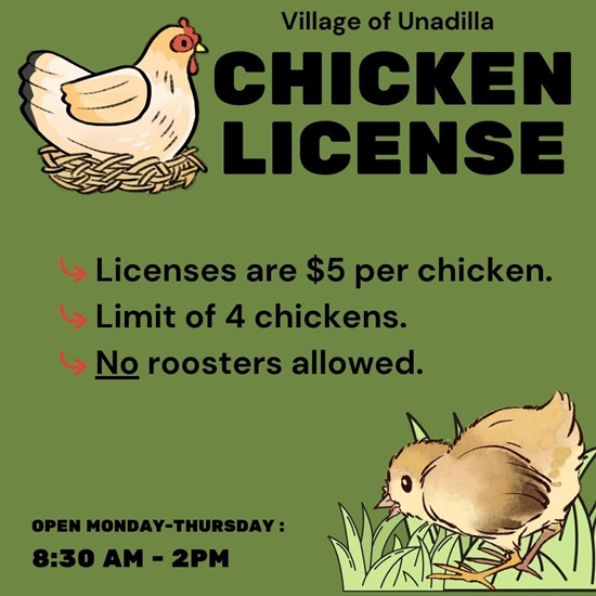 Chicken License 550