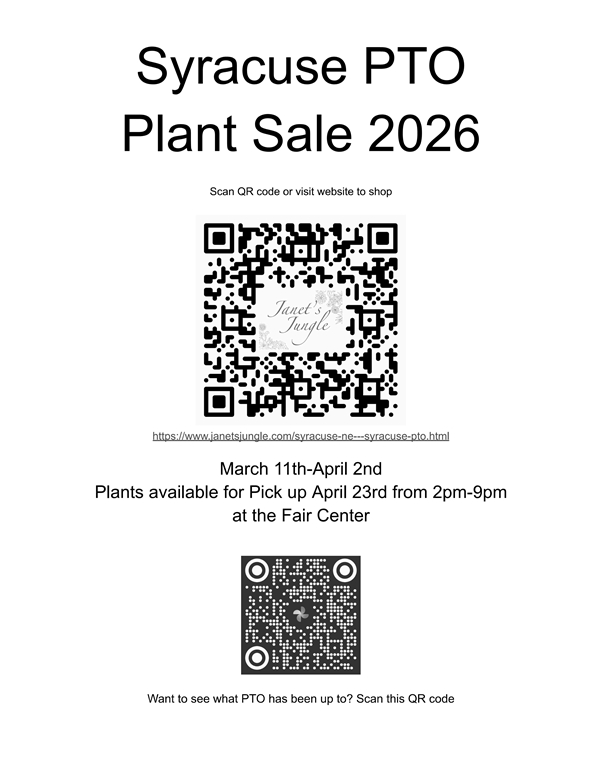 Plant Sale for Newsletter 600
