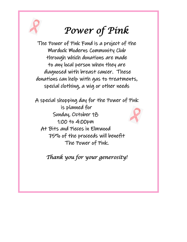 Power of Pink 600
