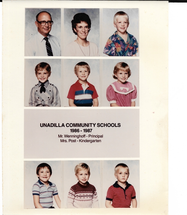 Unadilla School Kindergarten 1986 1987 600