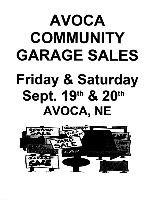 Avoca Garage Sales 500