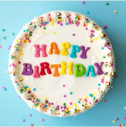 Happy Birthday cake top 250