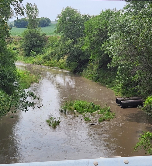 Little Nemaha after rainy week 500
