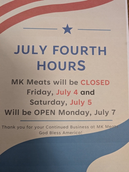 MK Meat closed 2 450