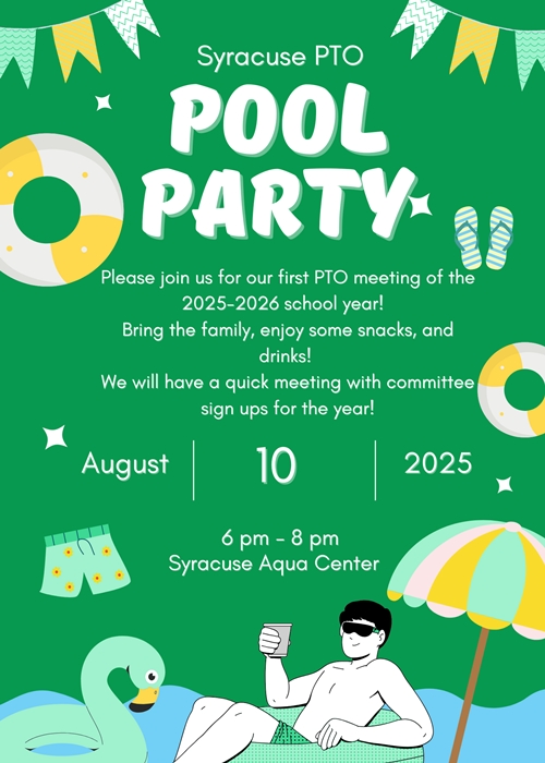 Pool Party Invitation 500