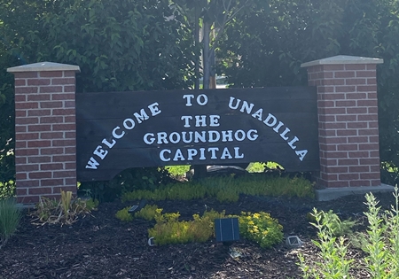 Welcome sign 450