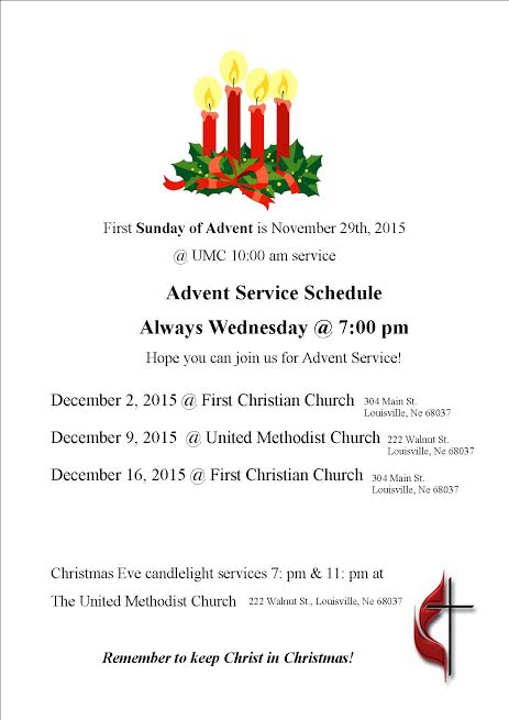 Advent Service_Schedule