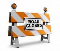 Road closed
