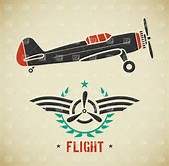 Vintage airplane