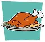turkey on_platter